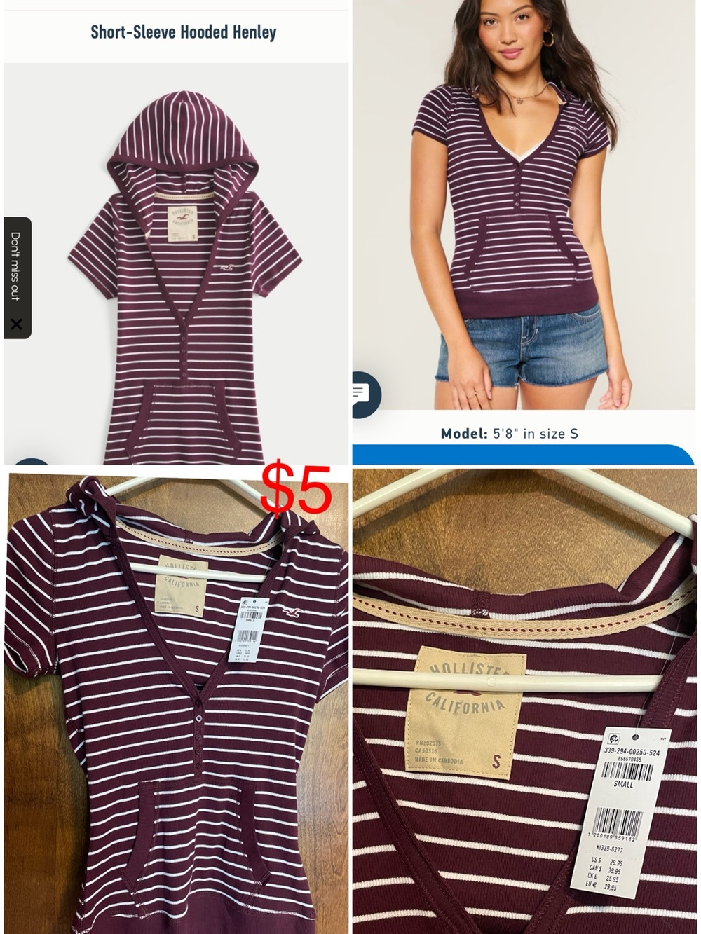 Hollister XXS/xs bundle clothes